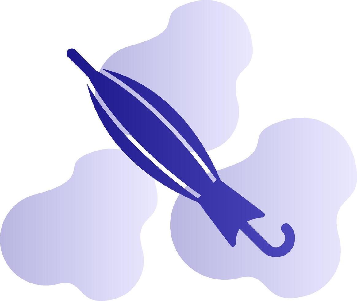 Close Umbrella Vector Icon