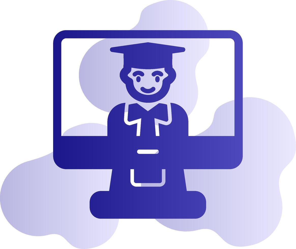 Online Learning Vector Icon