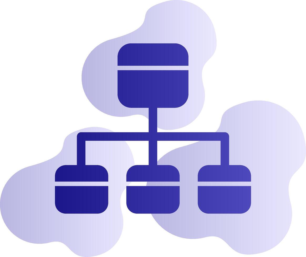 icono de vector de diagrama de flujo