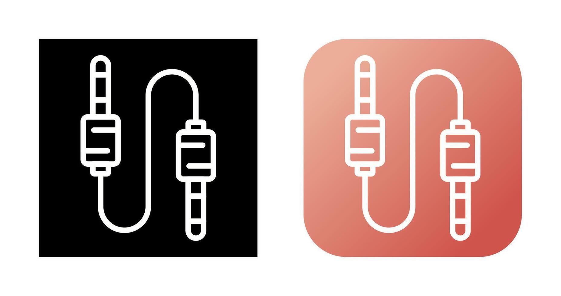 Audio Cable Vector Icon