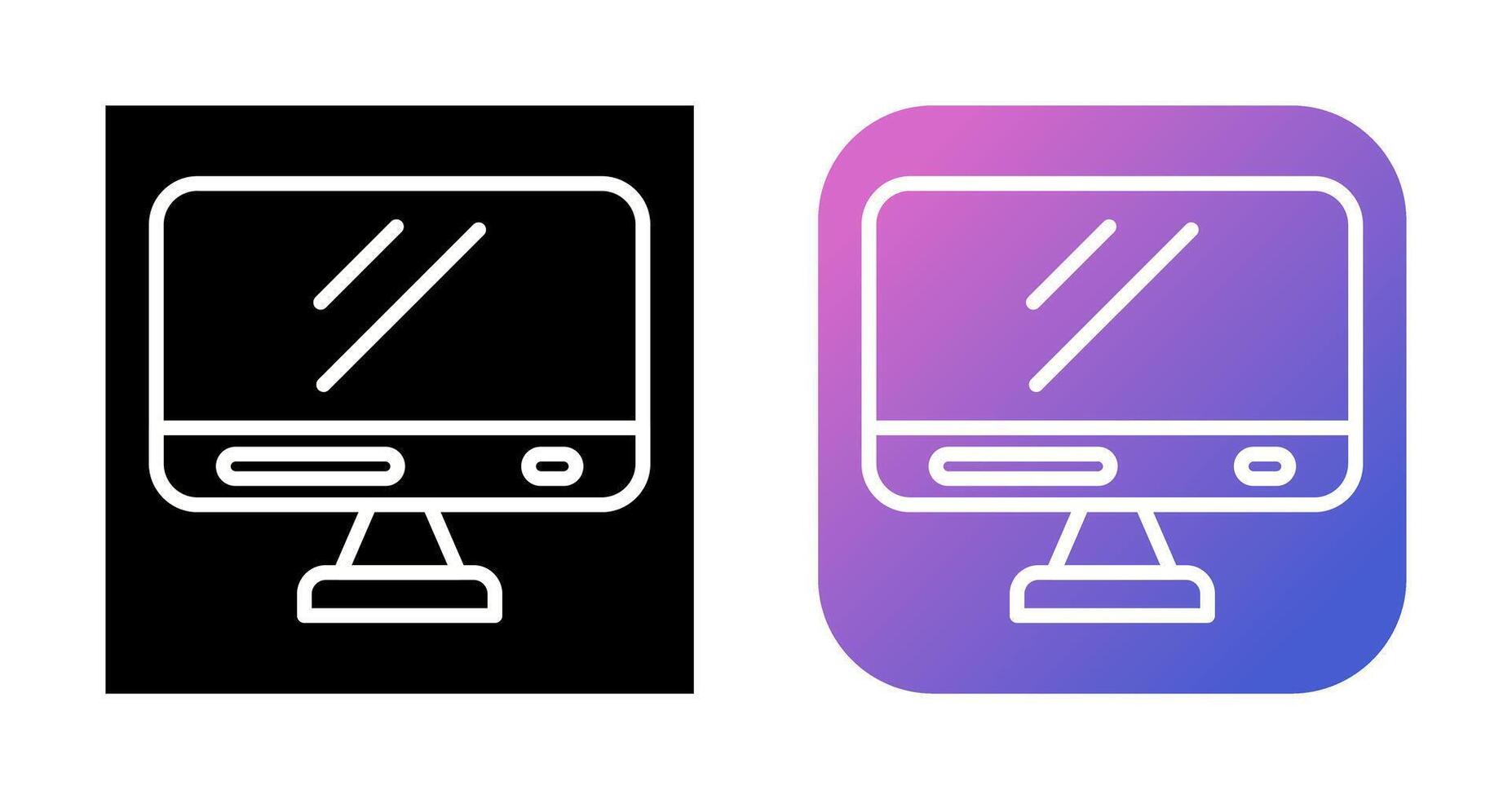 Monitor Vector Icon