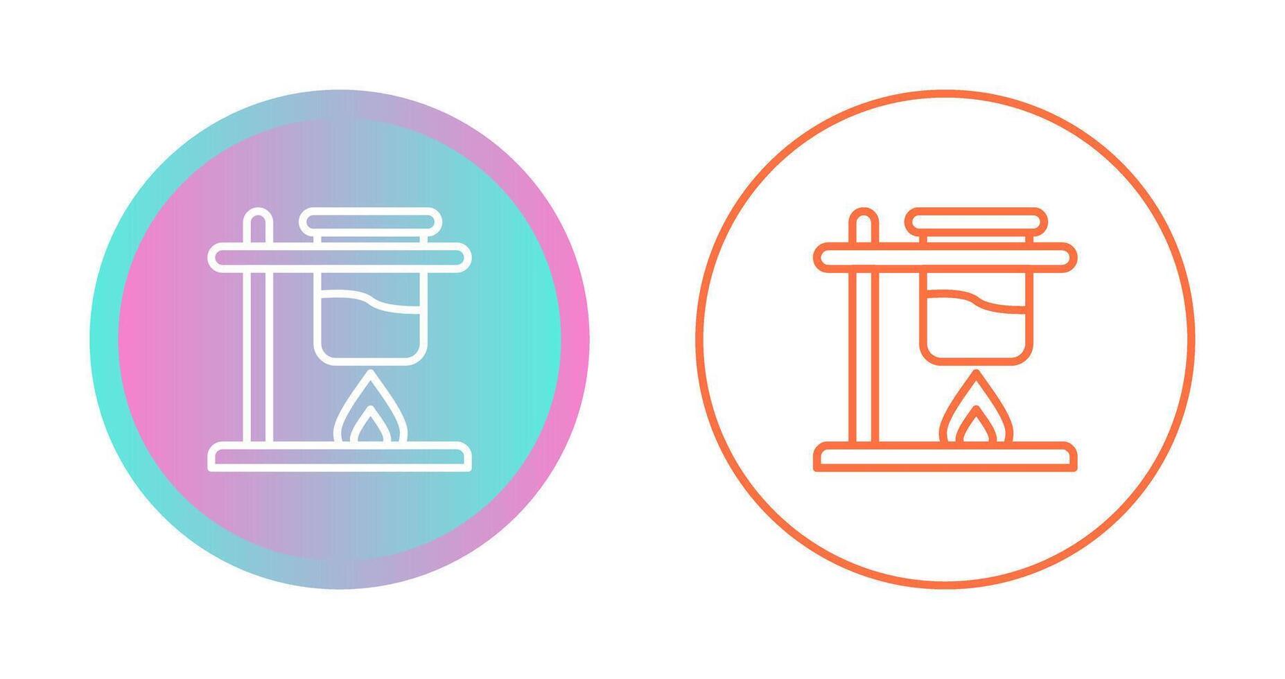 Bunsen Burner Vector Icon