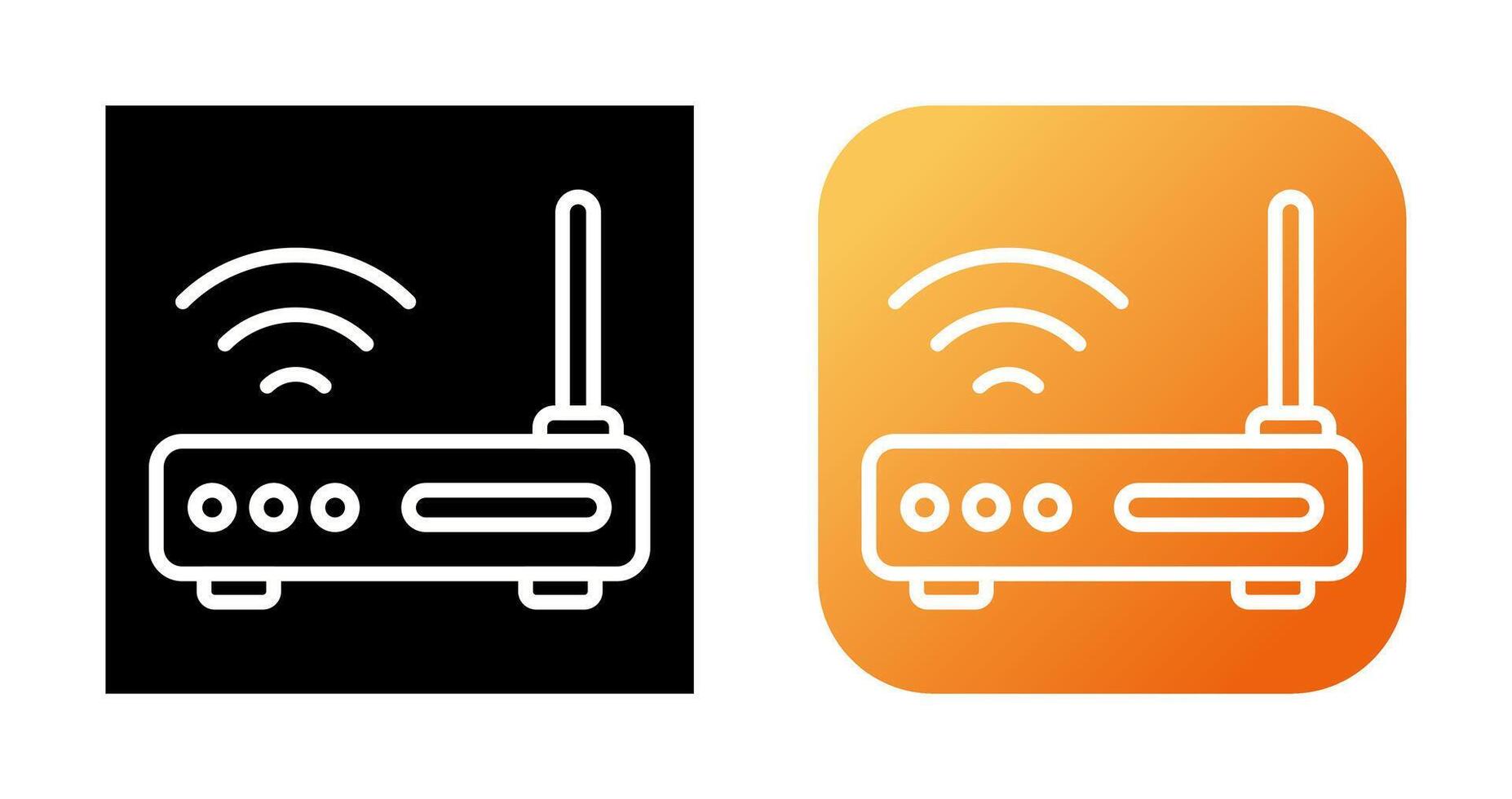 Wi-Fi Router Vector Icon