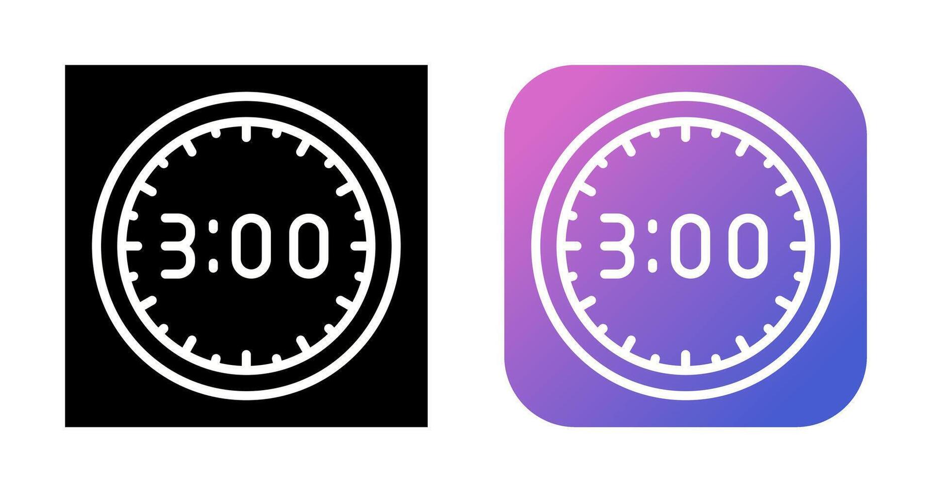 Clock Vector Icon