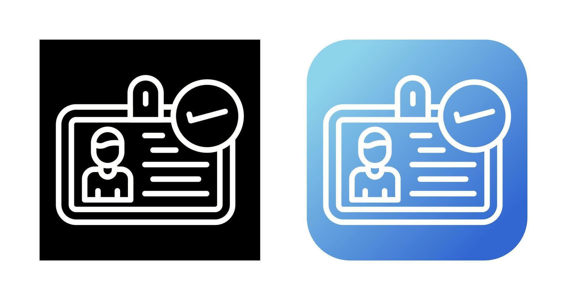 ID Verification Vector Icon
