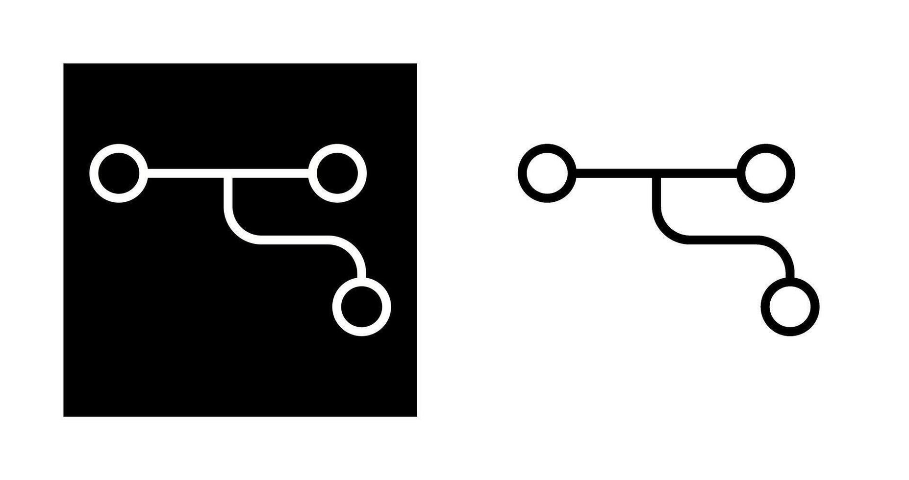 Divergence Vector Icon