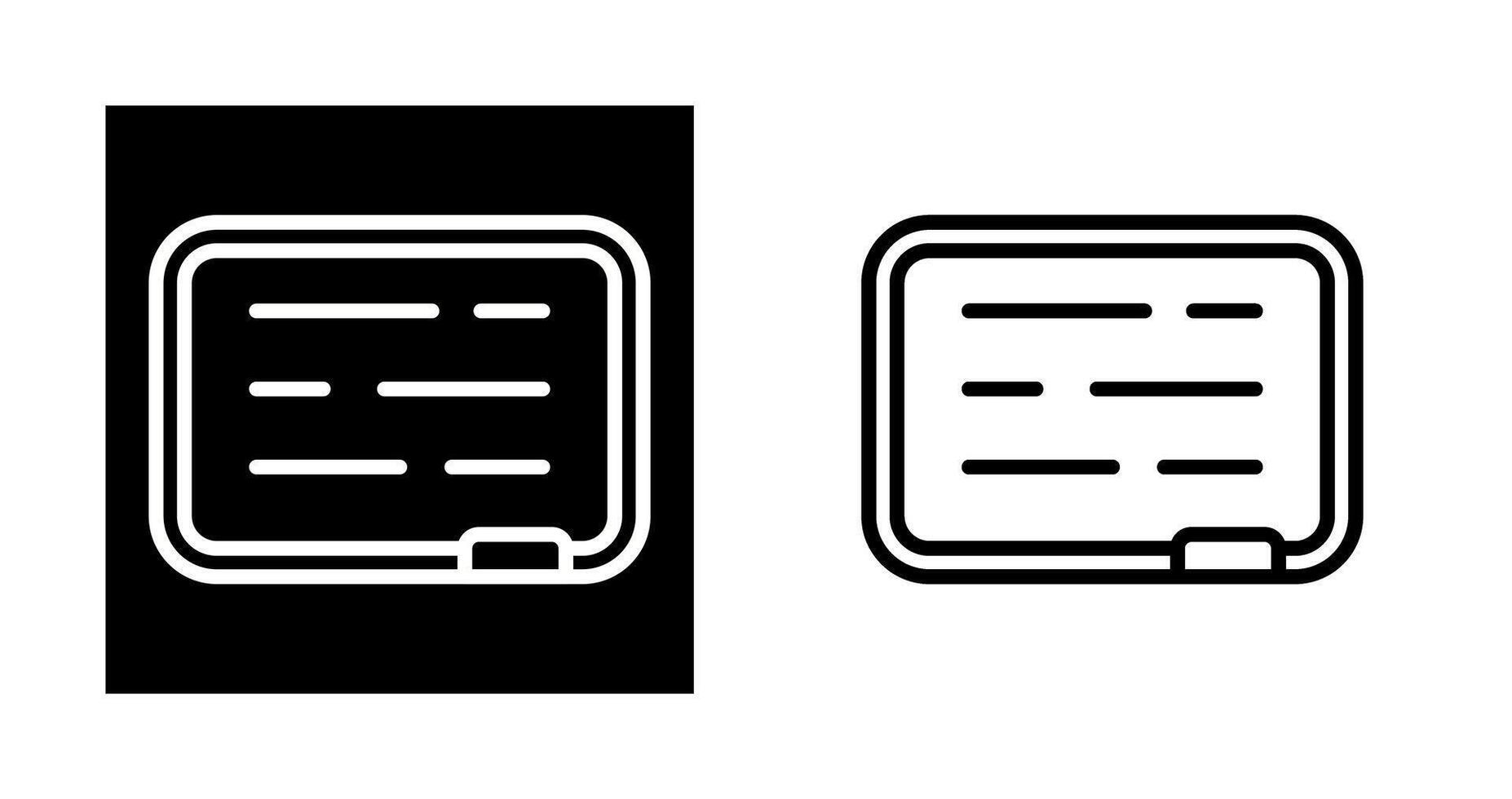 Whiteboard Vector Icon