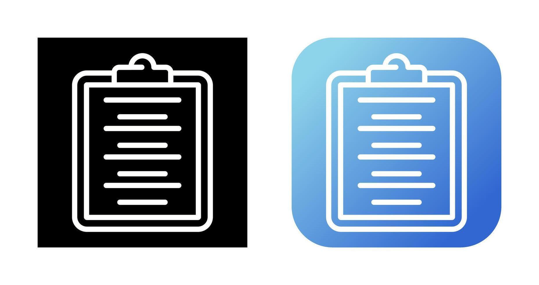 Writing Pad Vector Icon