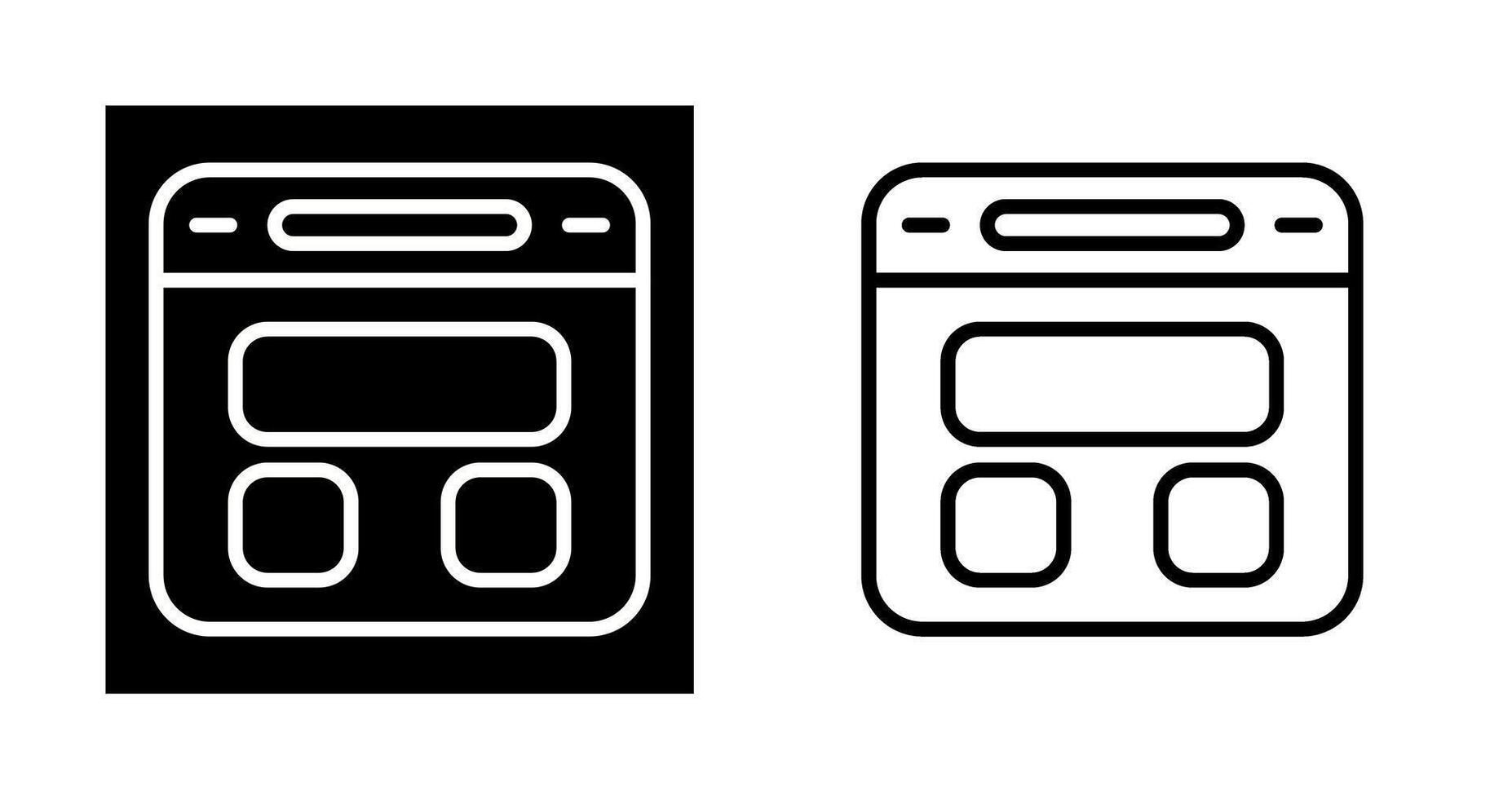 Browser Vector Icon