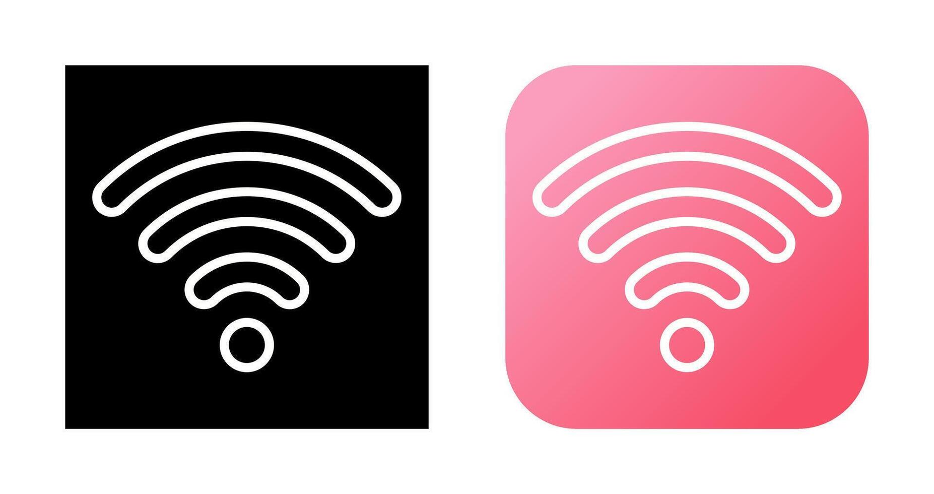 icono de vector de señal wifi