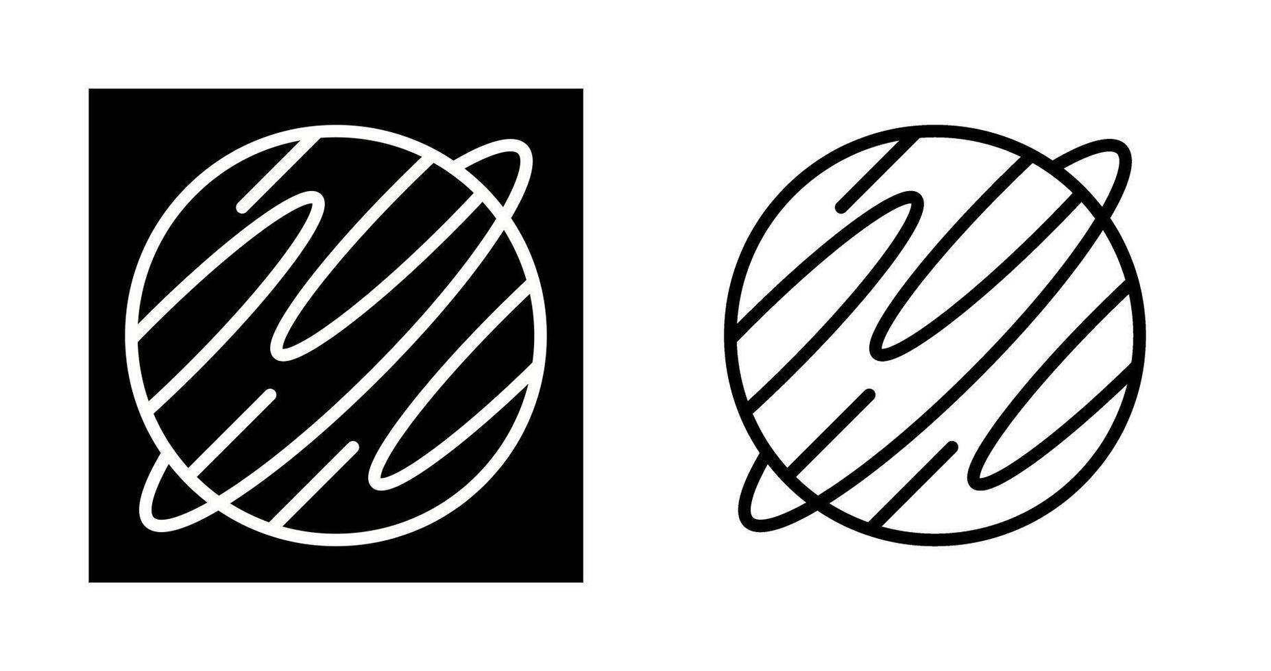Saturn Vector Icon