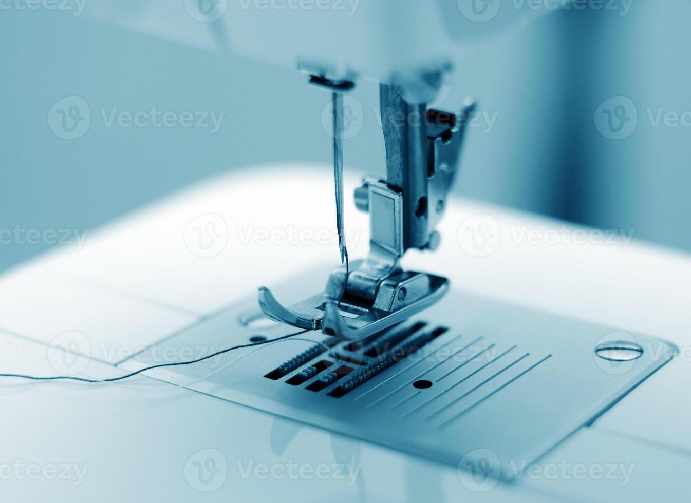 sewing machine closeup photo