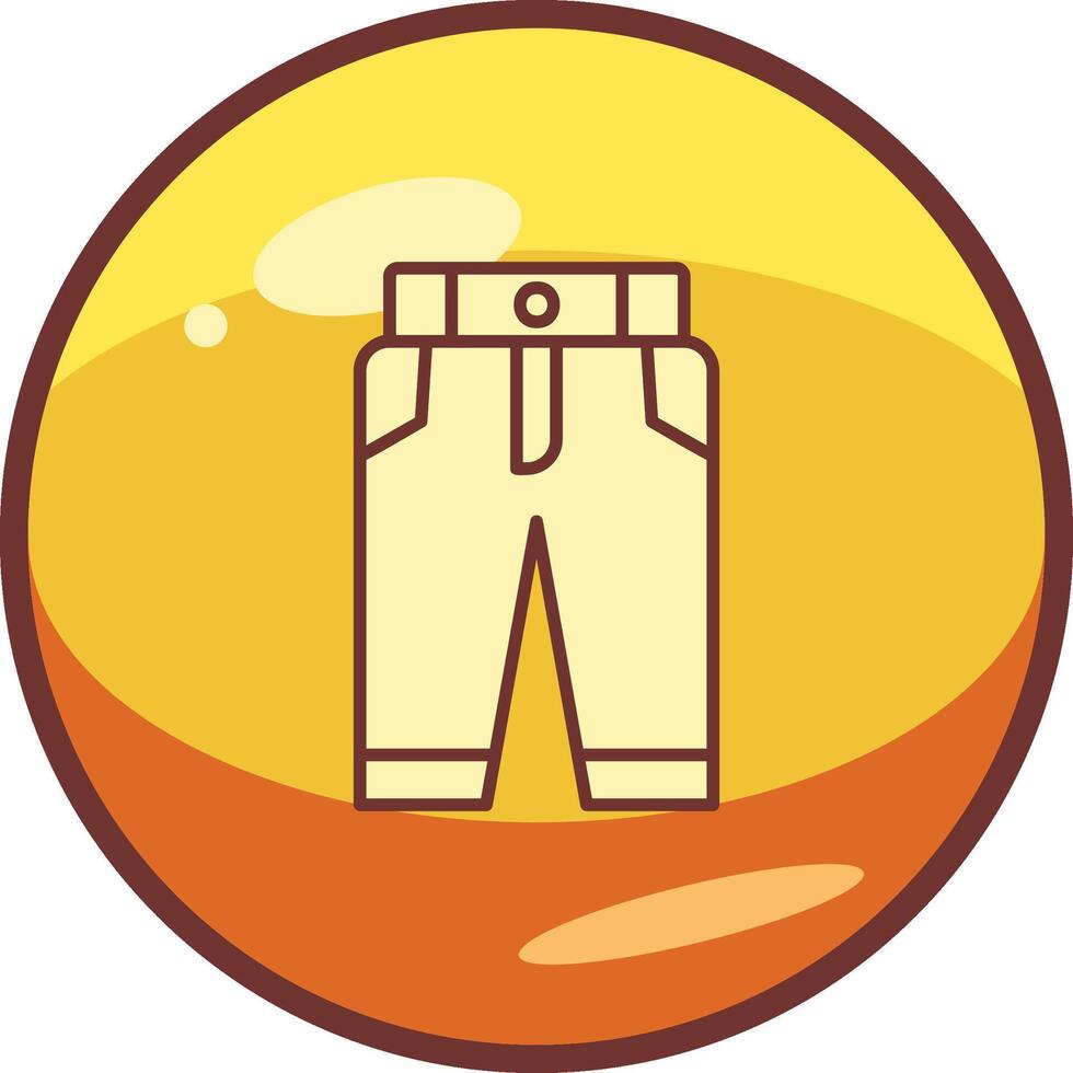 icono de vector de pantalón