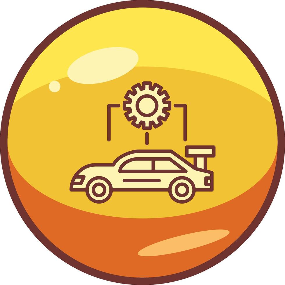 Car Configuration Vector Icon