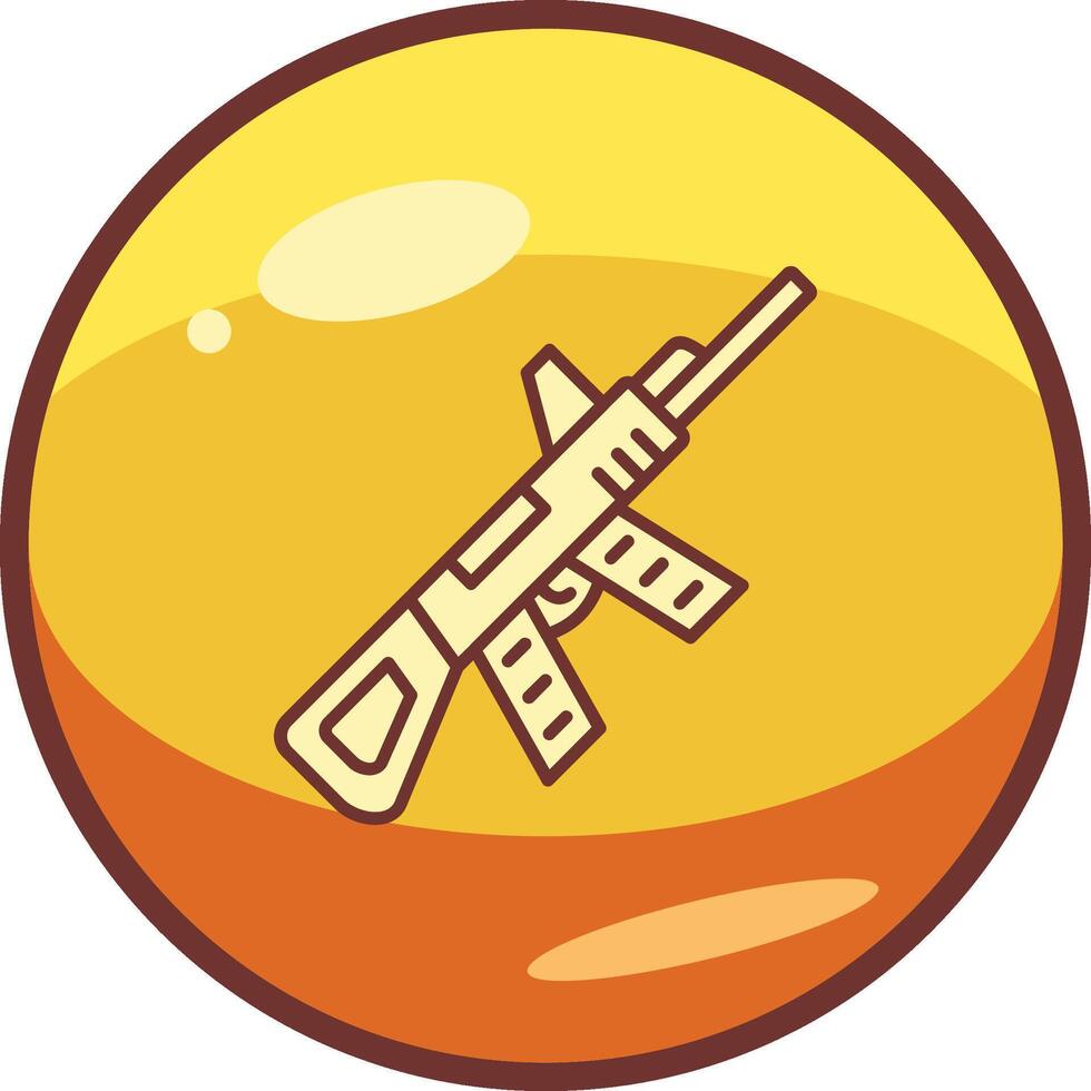 Machine Gun Vector Icon