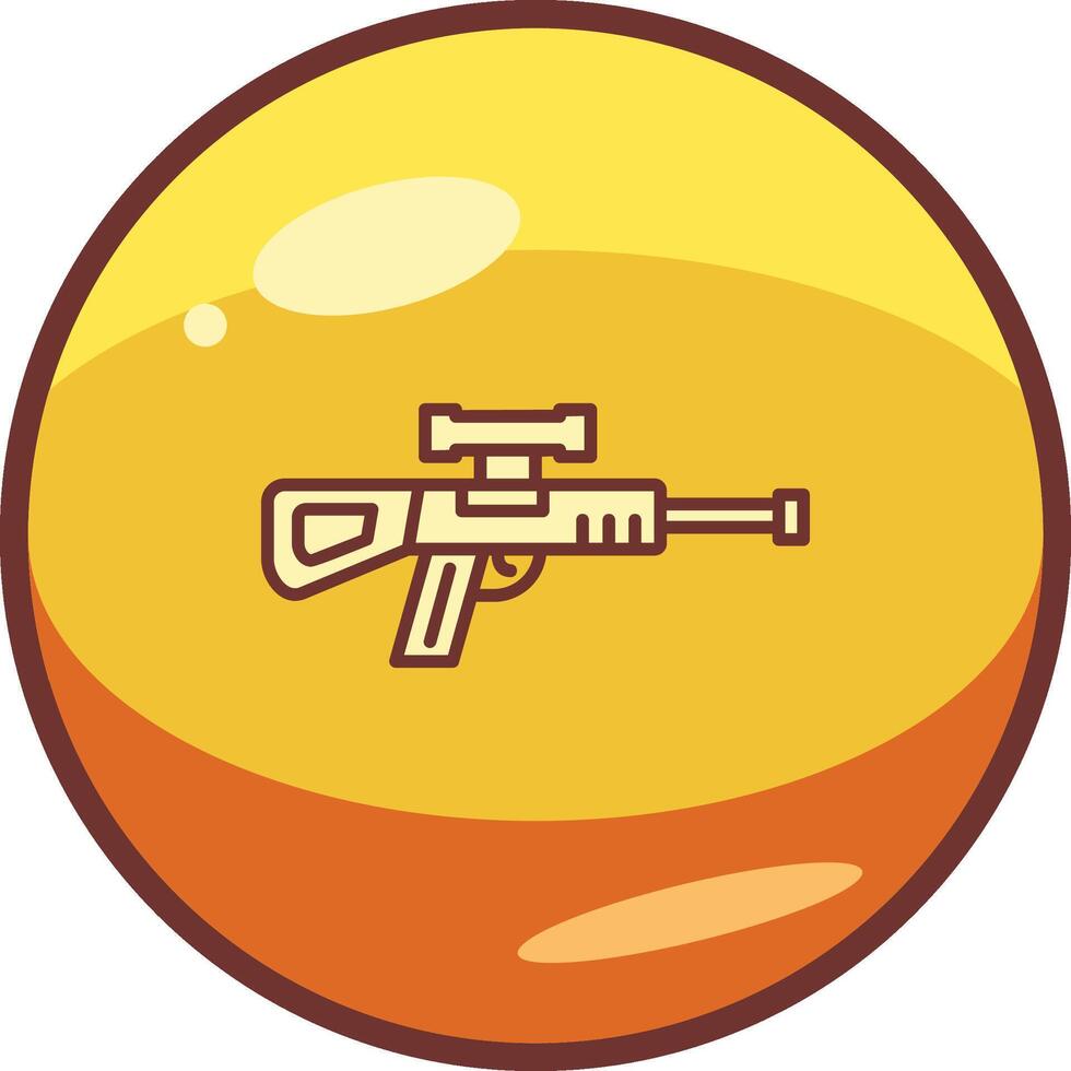 Sniper Gun Vector Icon