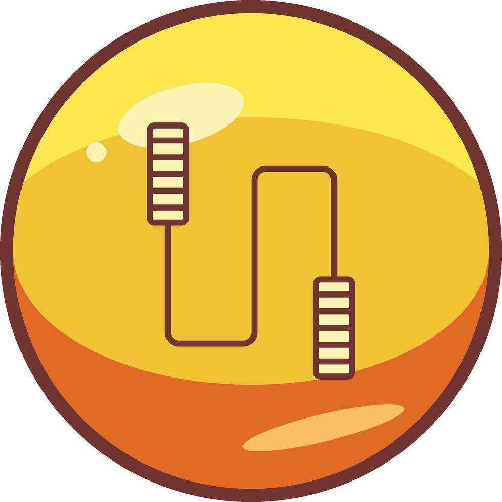 Jumping Rope Vector Icon