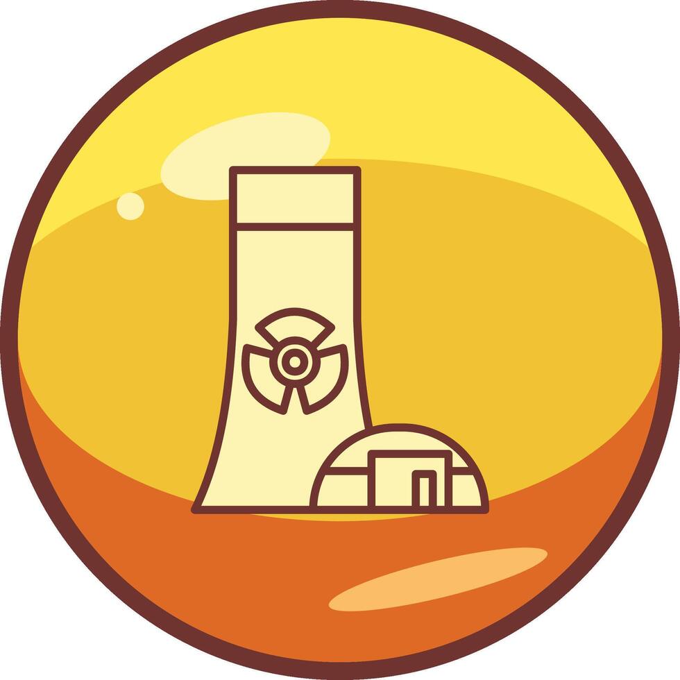 Nuclear Power Vector Icon