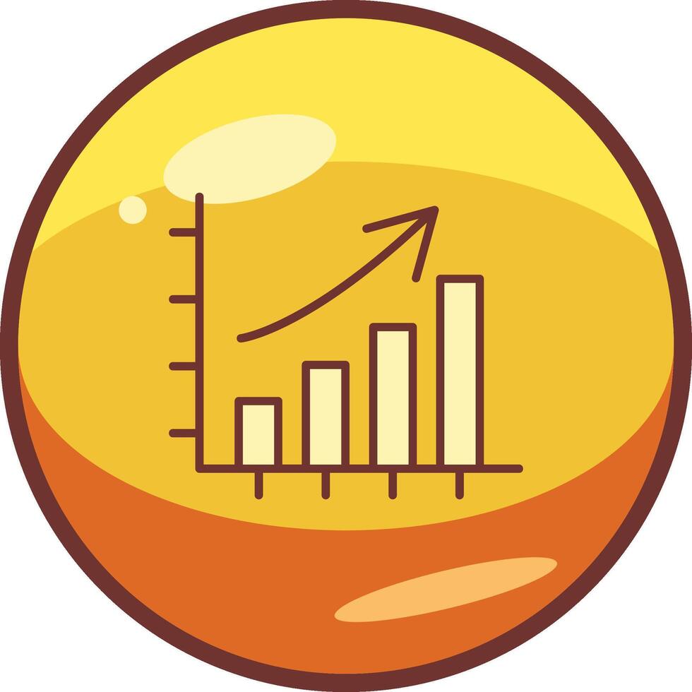 Bar Chart Vector Icon