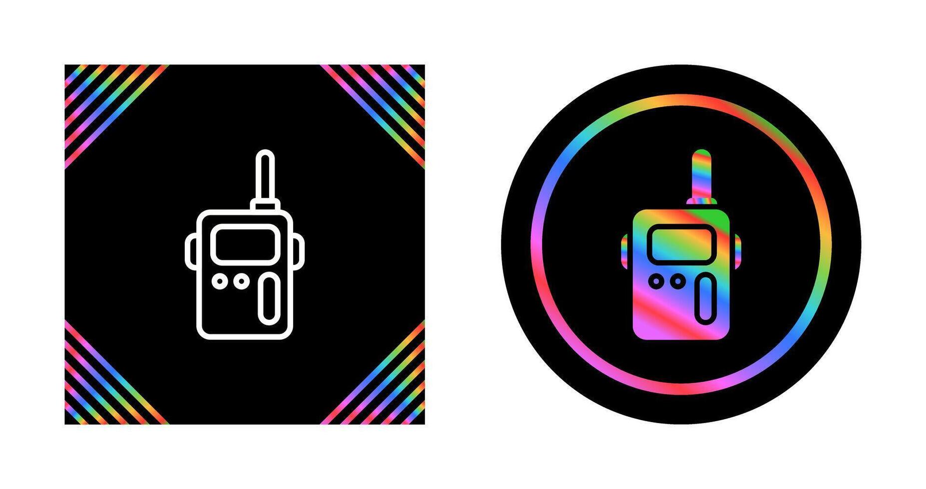 Emergency radio Vector Icon