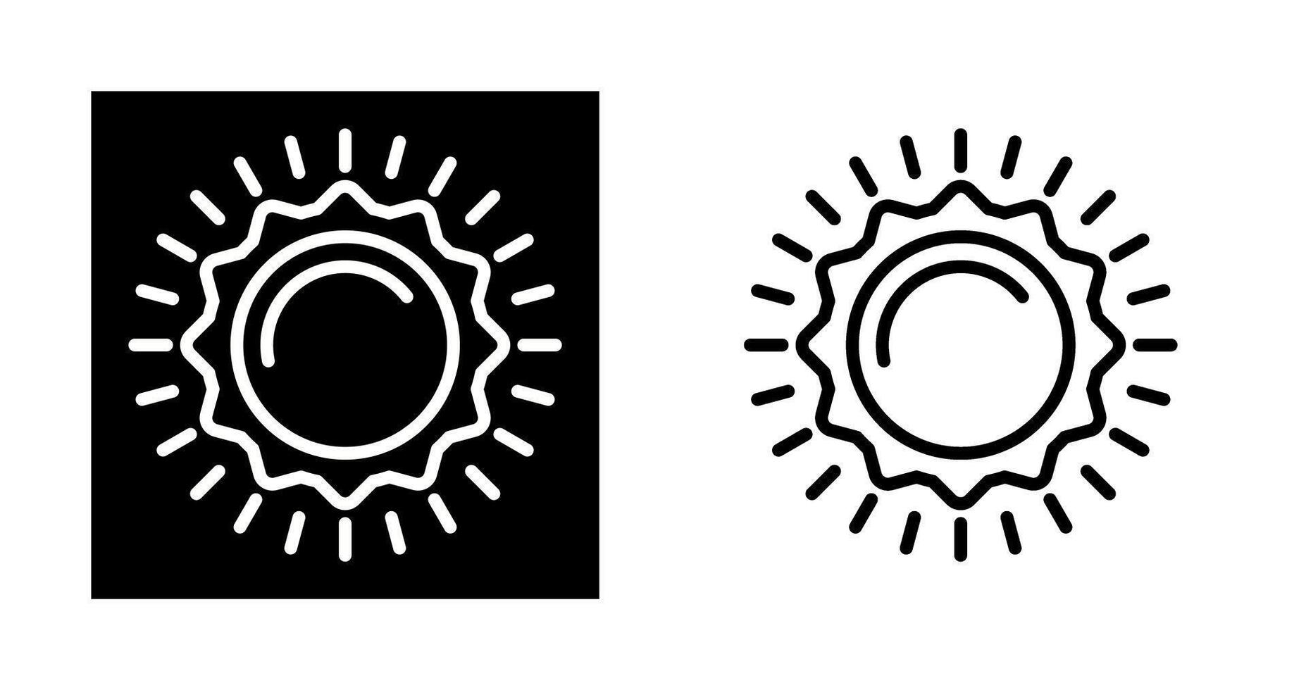 Sun Vector Icon