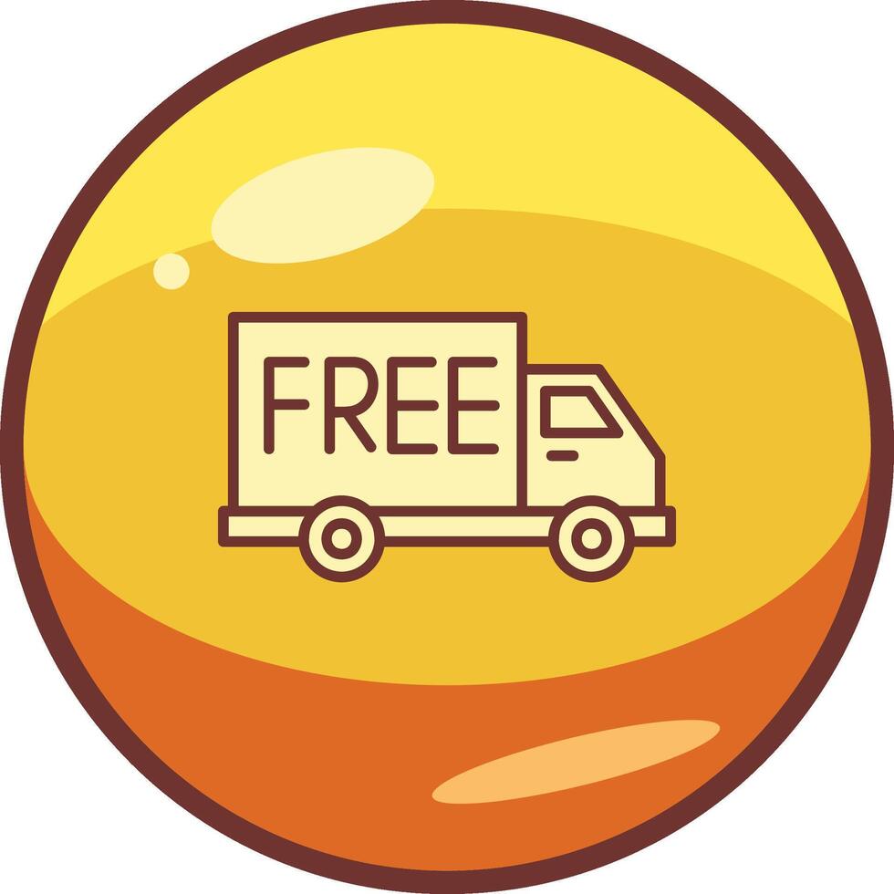 Free Delivery Vector Icon