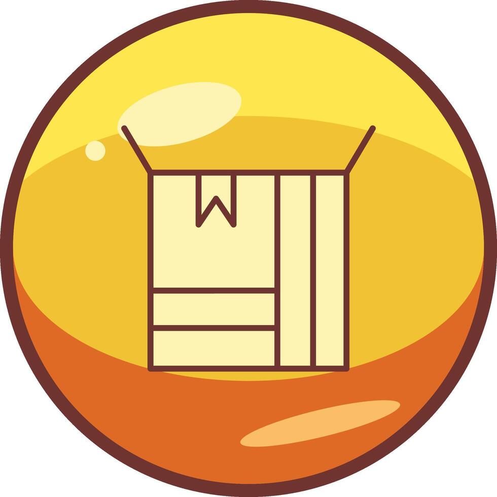 Open Box Vector Icon