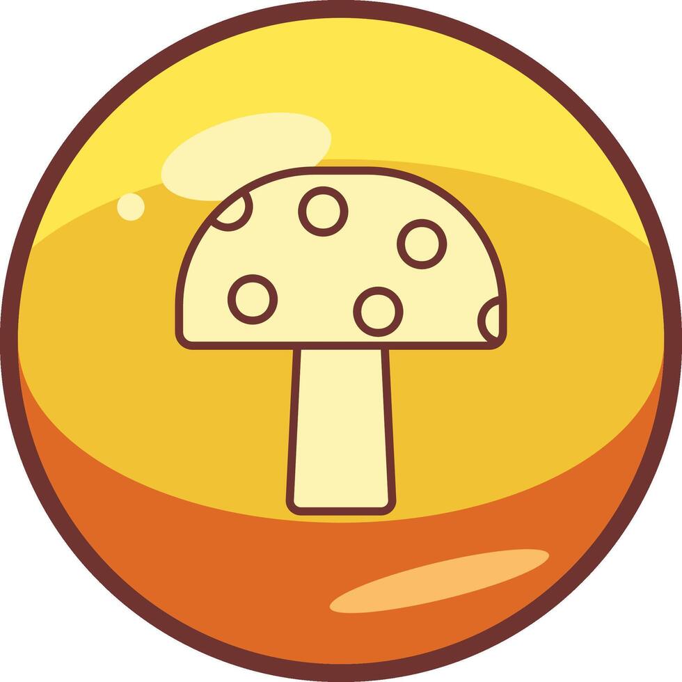 Mushroom Vector Icon