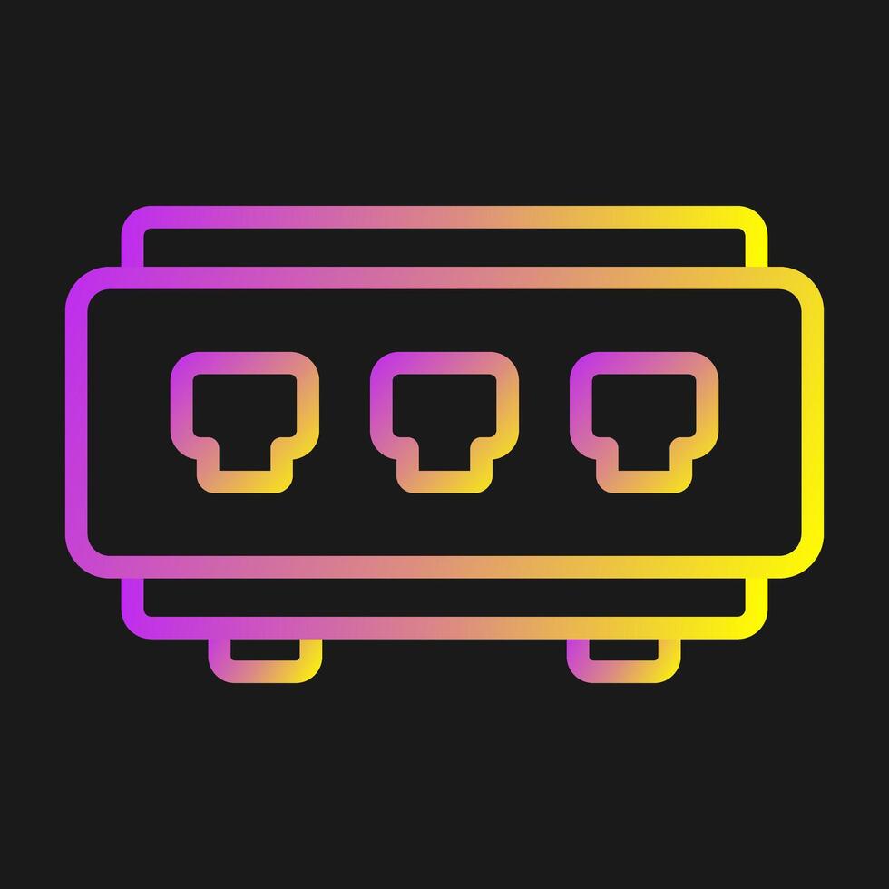 Network Switch Vector Icon