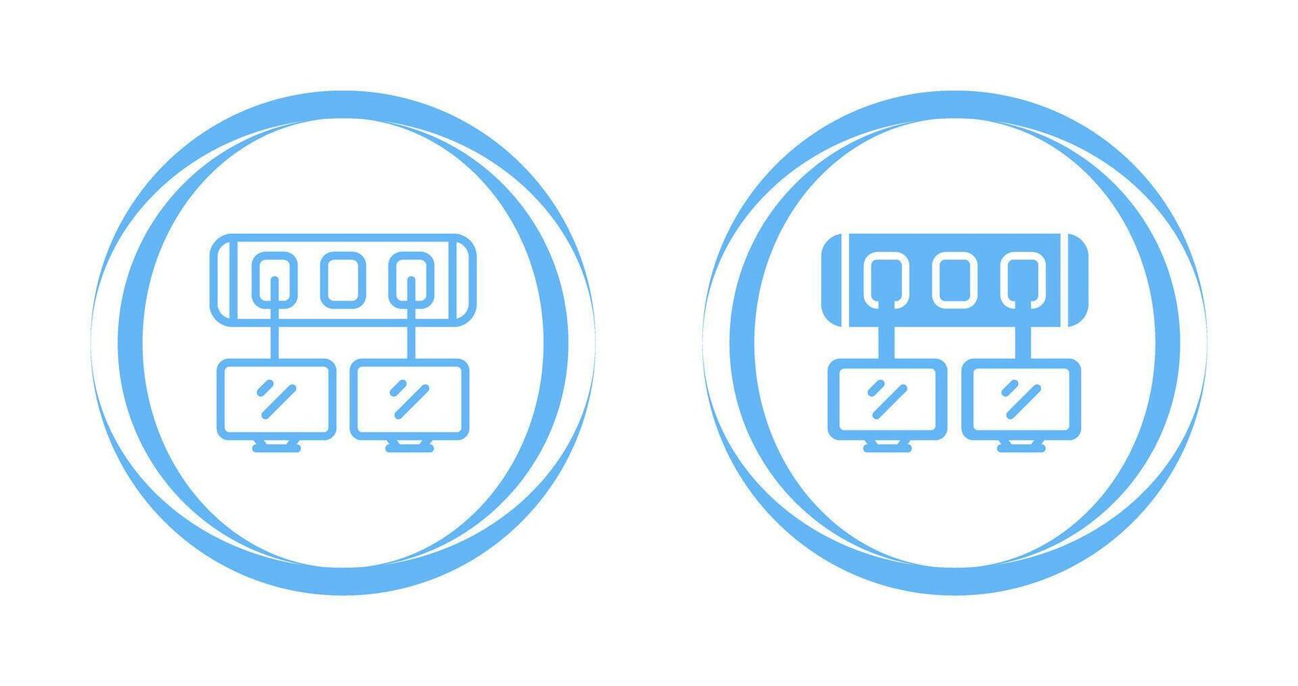 Network Switch Vector Icon