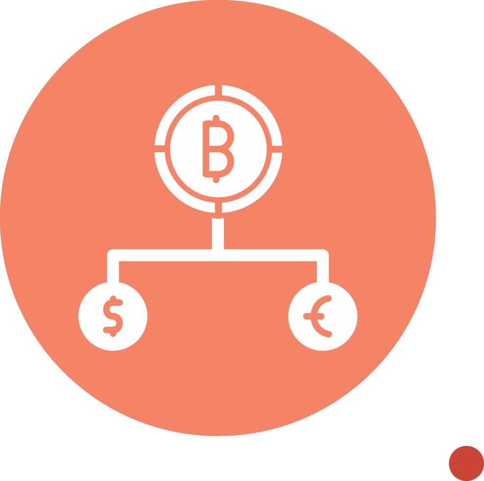 Divide Currency Vector Icon