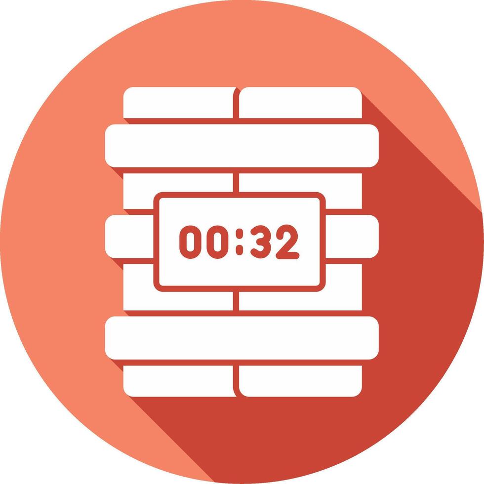 C4 Time Bomb Vector Icon