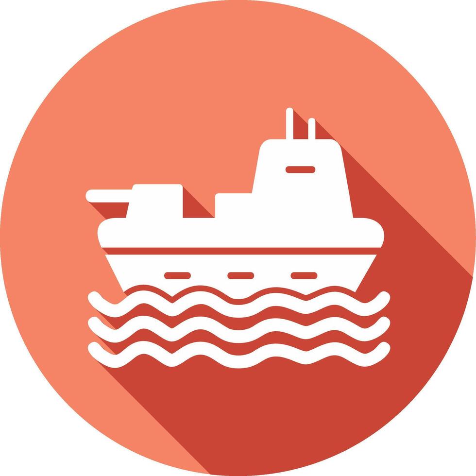 Military Ship Vector Icon