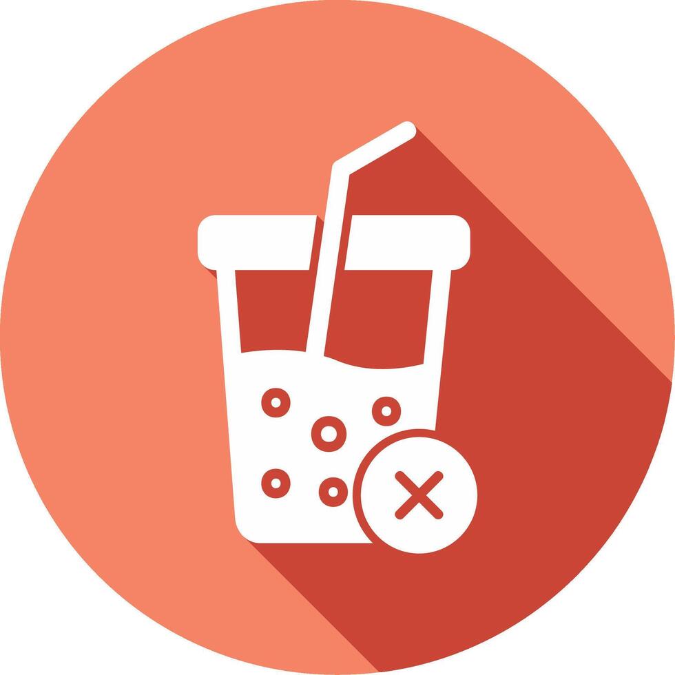 No Soft Drink Vector Icon