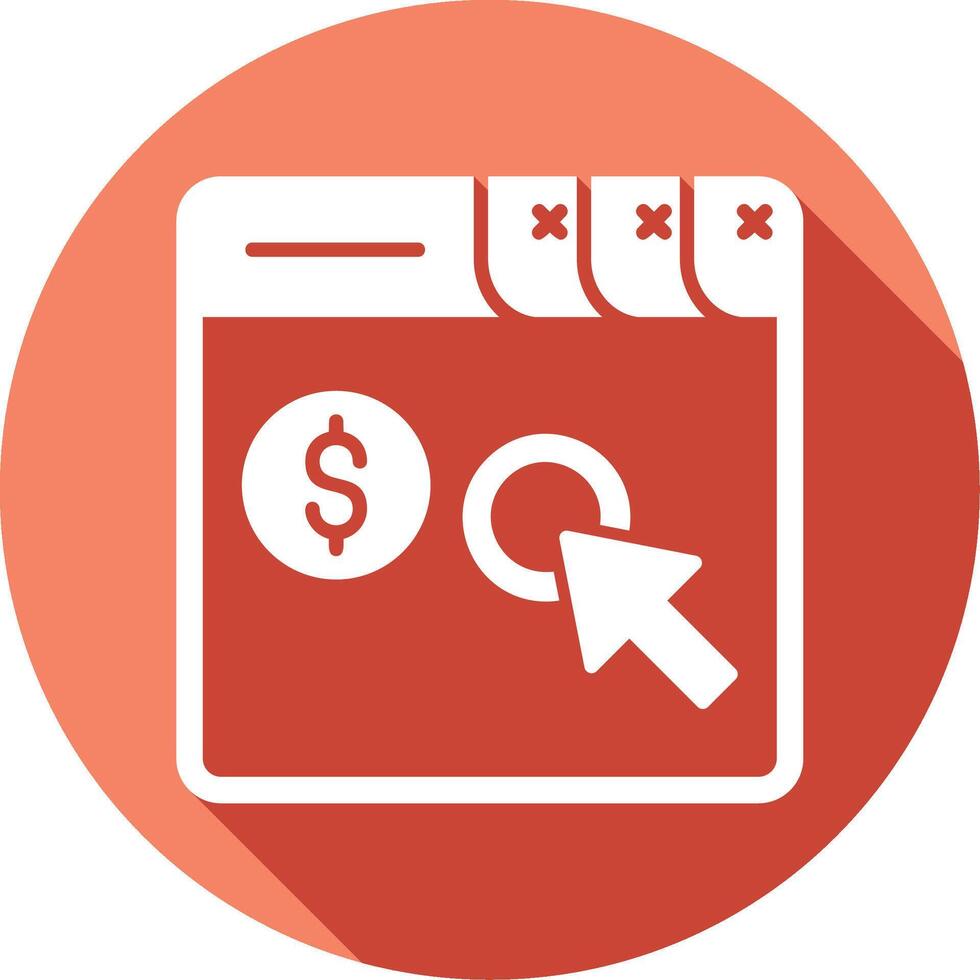 Pay Per Click Vector Icon