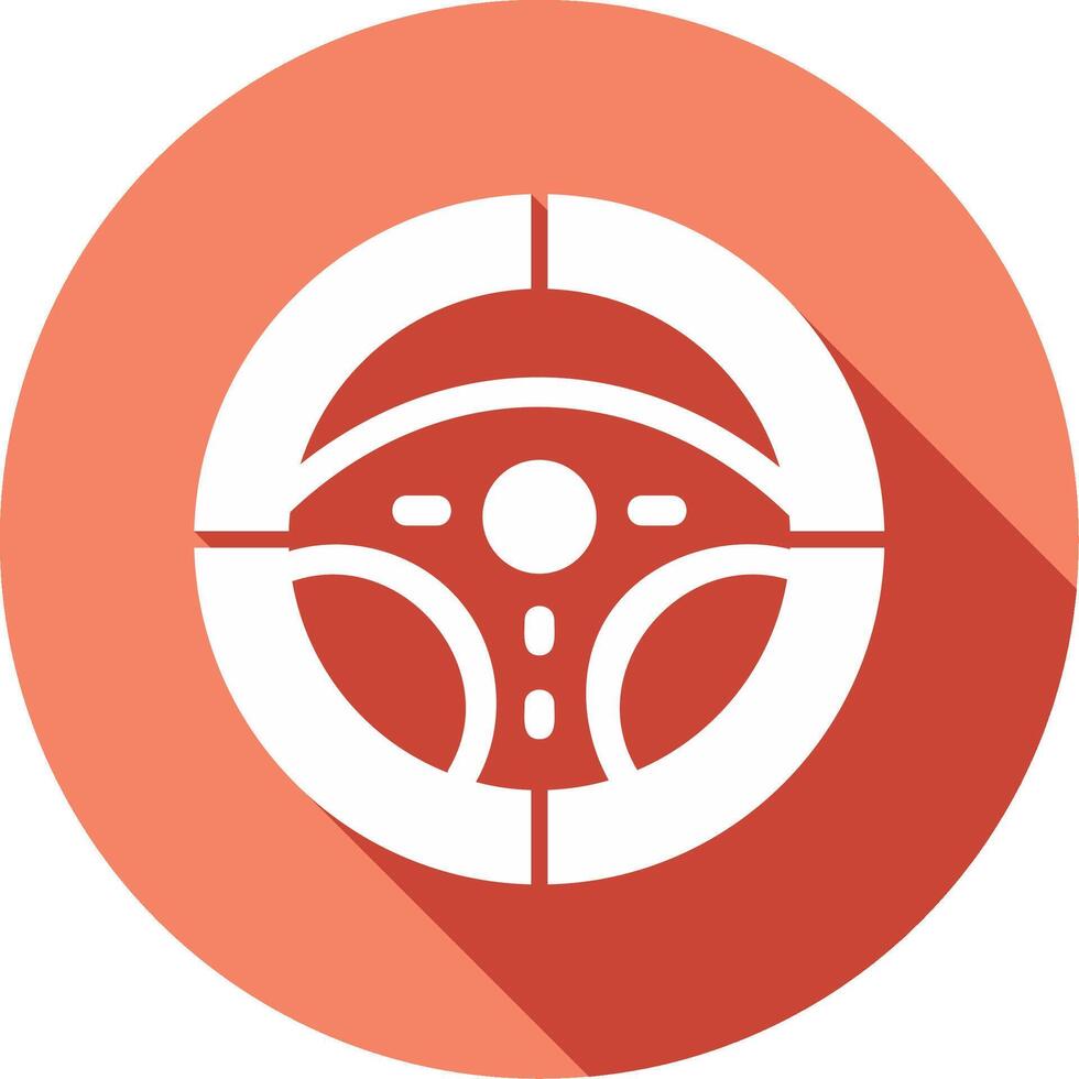 Steering Wheel Vector Icon