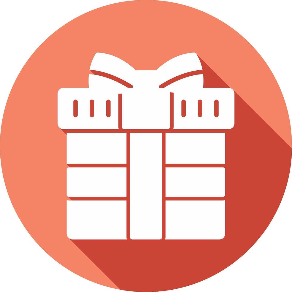 icono de vector de caja de regalo