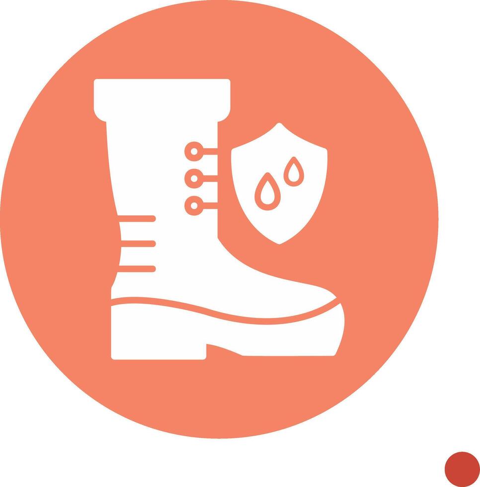 Waterproof Shoes Vector Icon