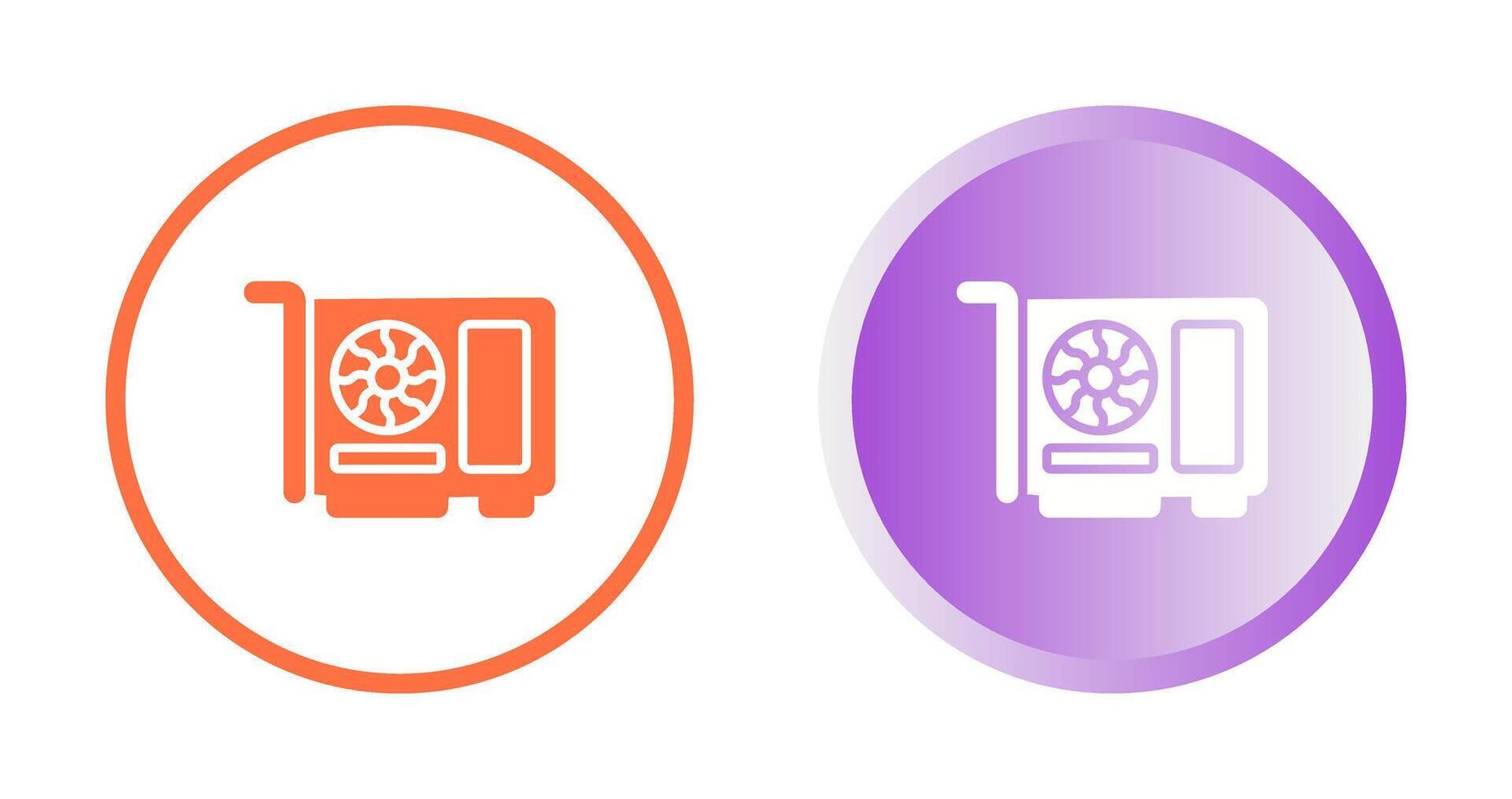 Graphic Card Vector Icon