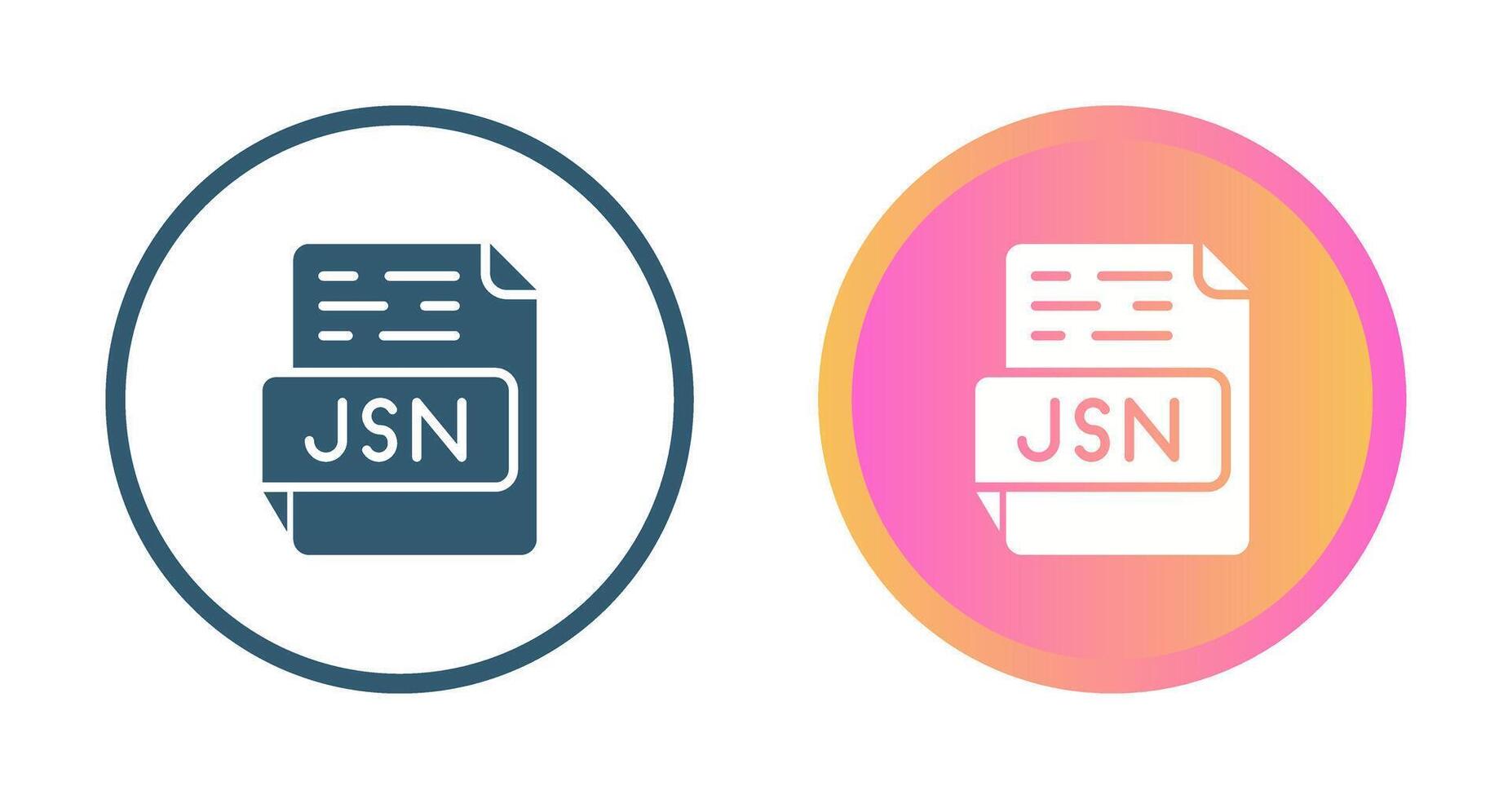 JSON Vector Icon