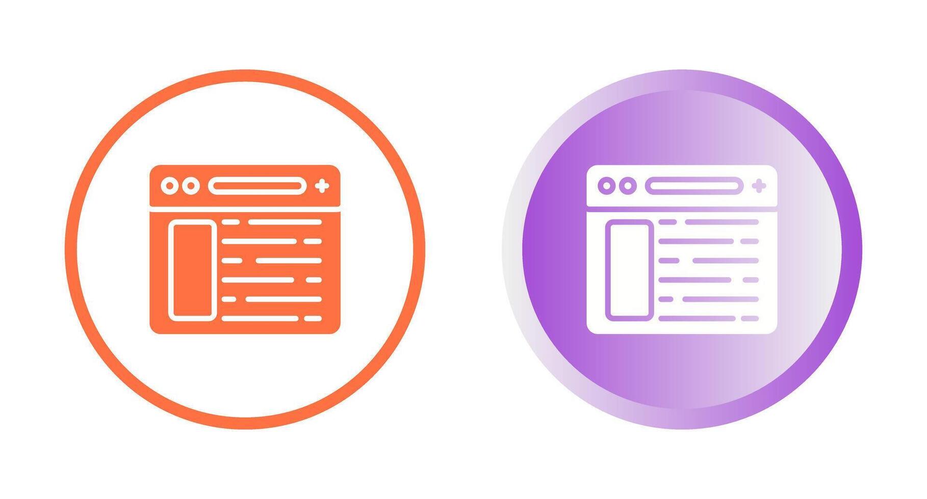 Browser Vector Icon