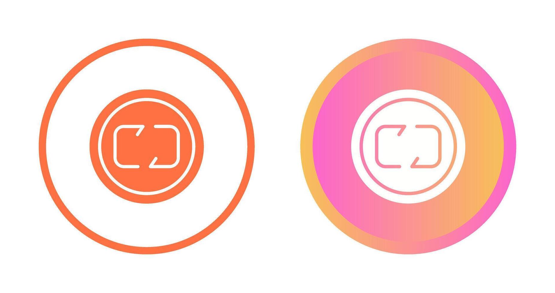 Repeat Icon Vector Icon