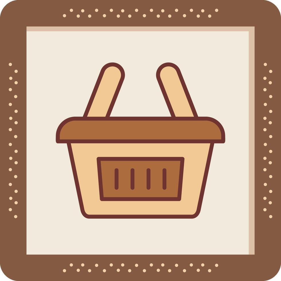 Shopping Basket Vector Icon