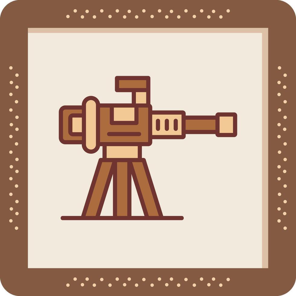 Heavy Machine gun Vector Icon