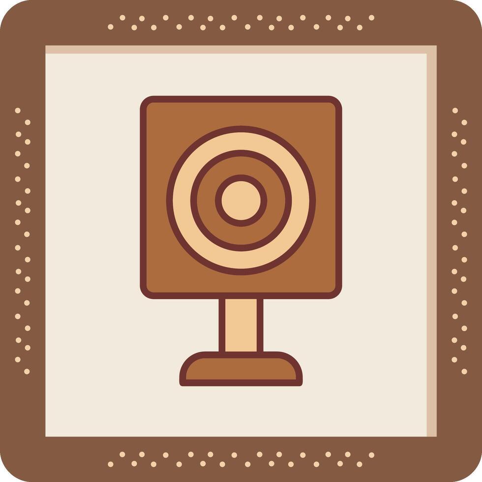 Military Target Vector Icon