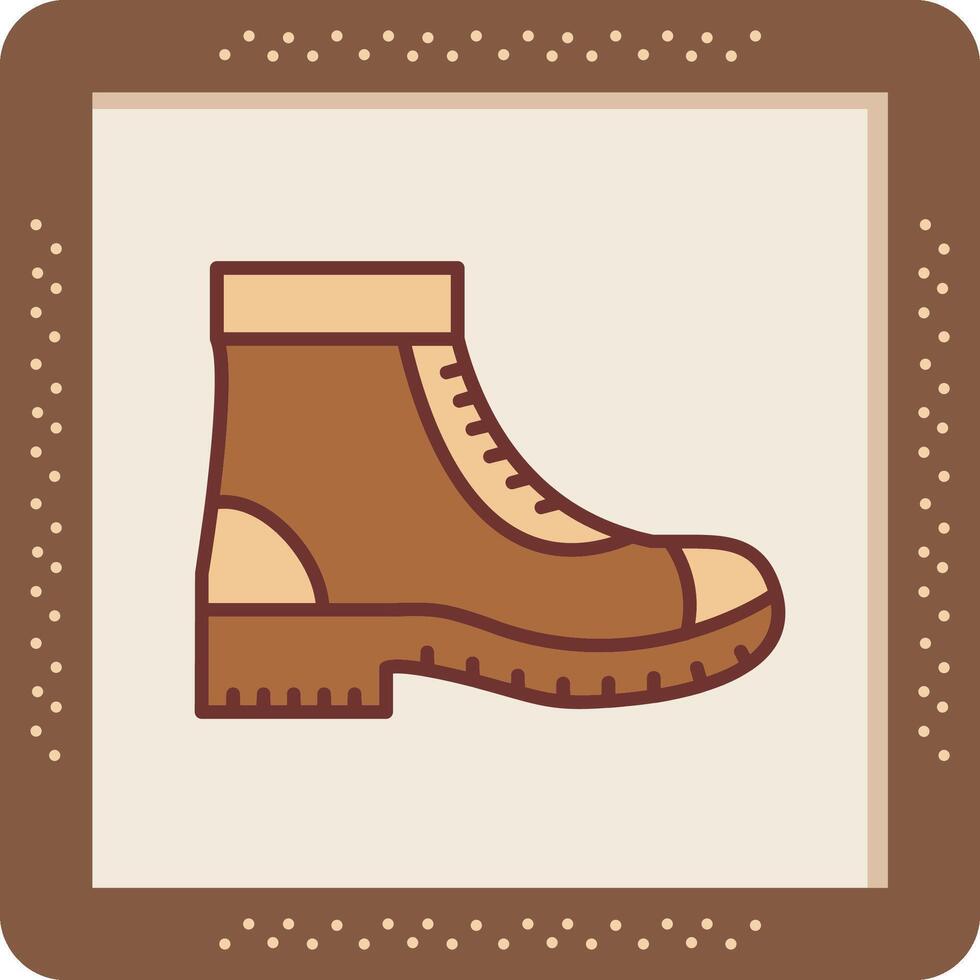 Military Boot Vector Icon