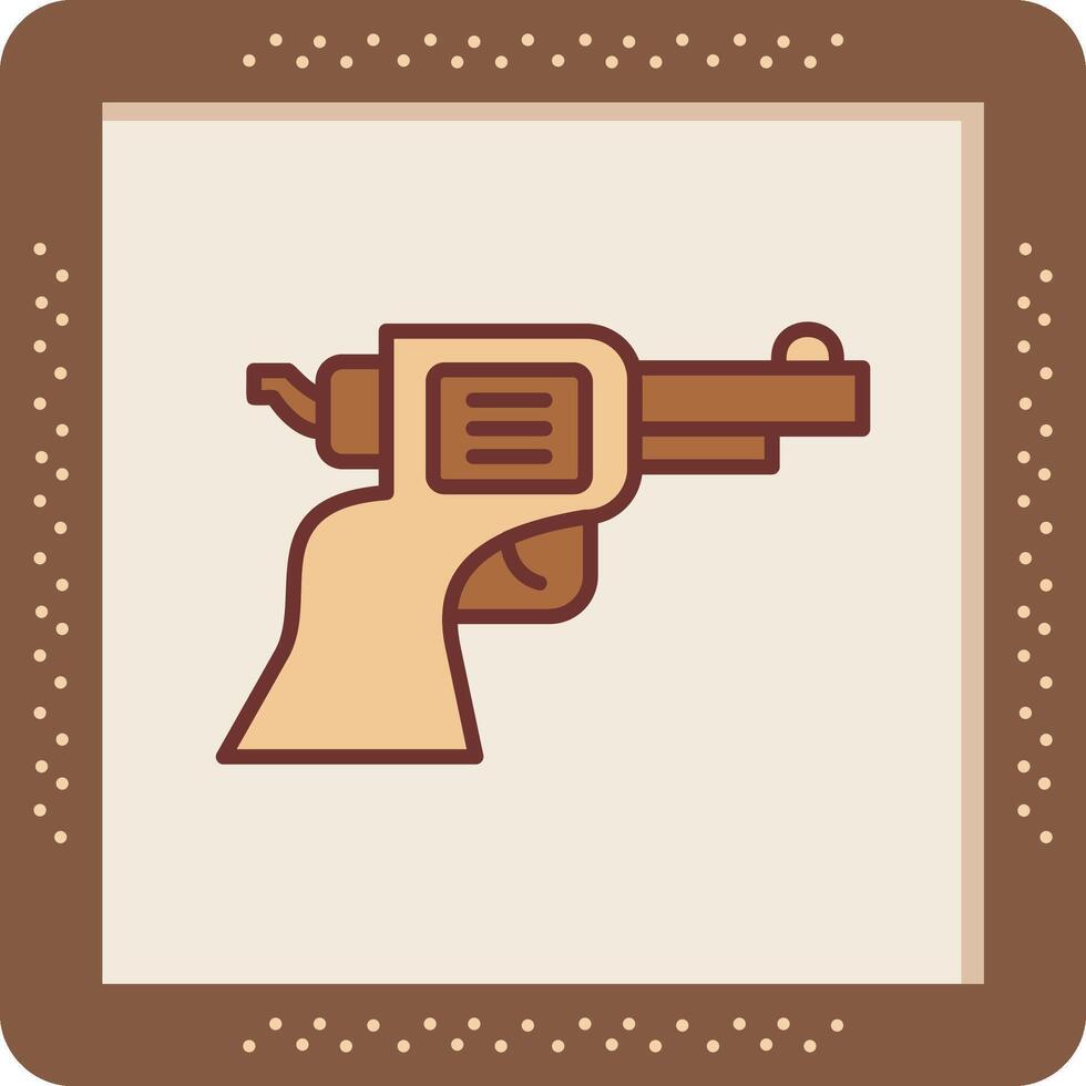 icono de vector de pistola