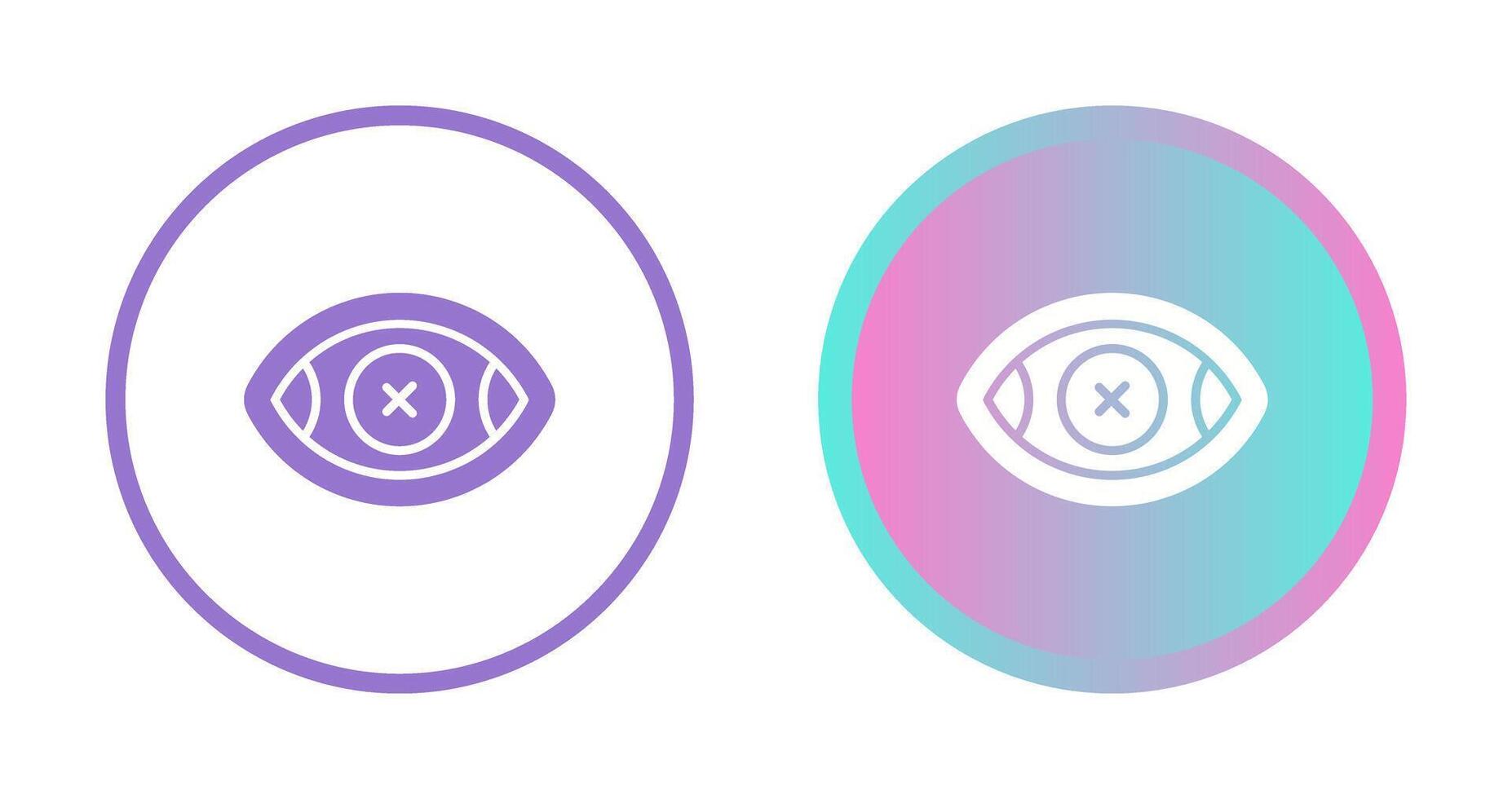 Eye Crossed Vector Icon