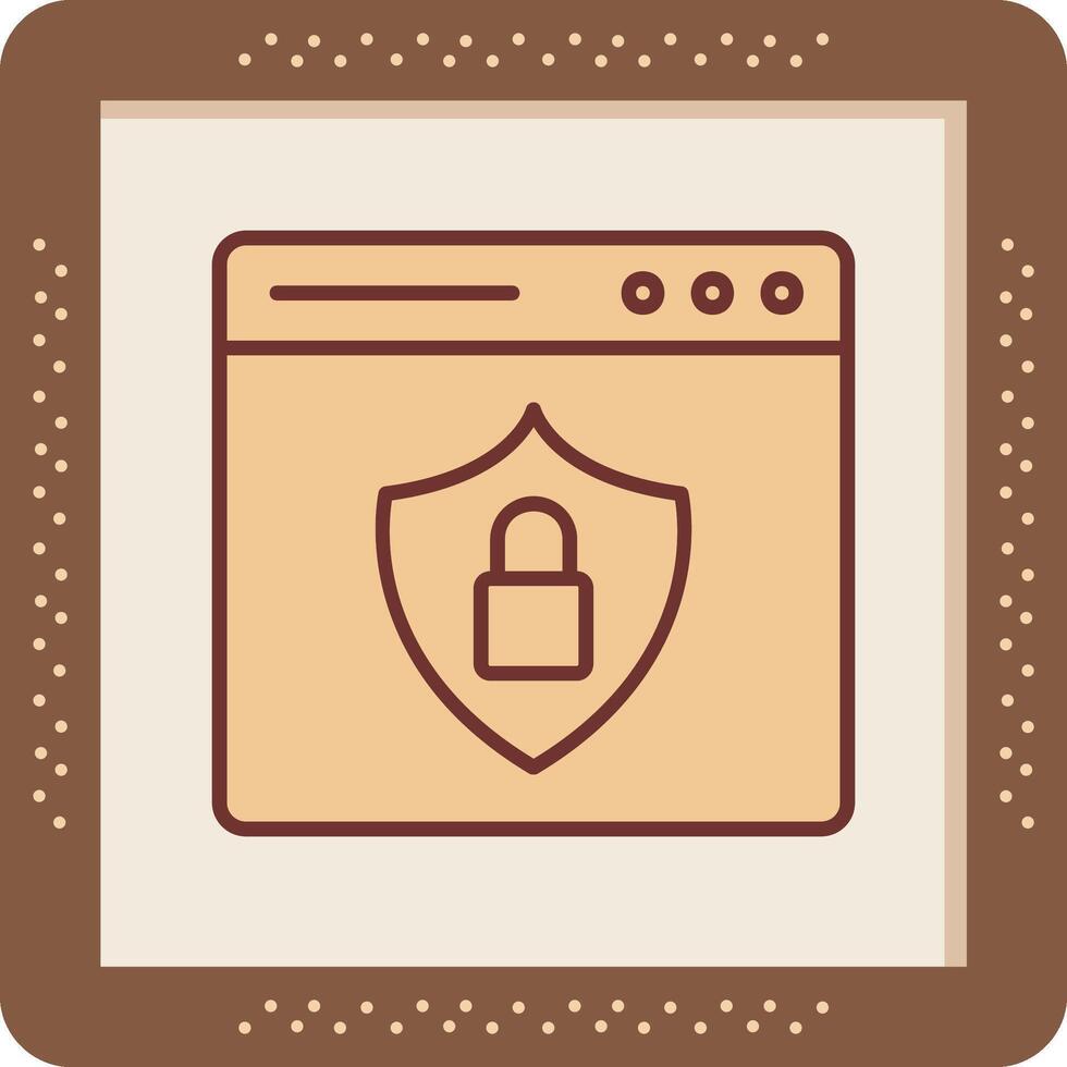 Web Security Vector Icon