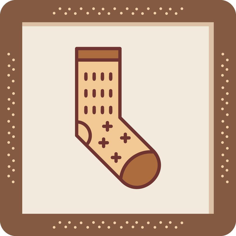 Sock Vector Icon